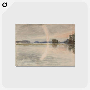 アートポストカード-Rantamaisema - アルバート エーデルフェルト Postcard.