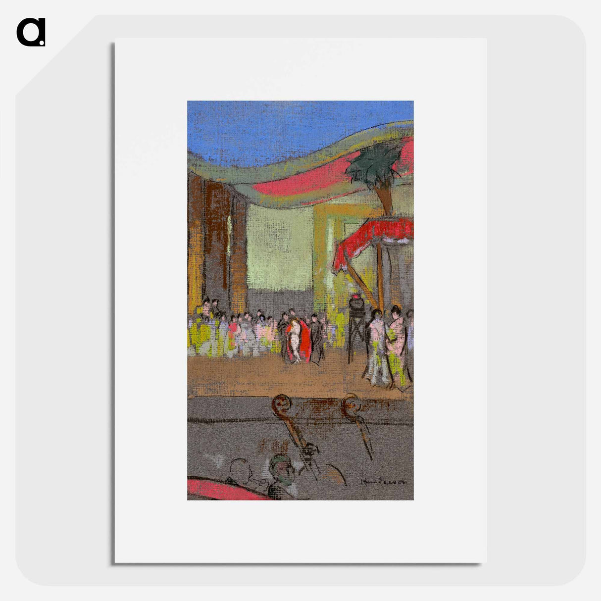 Scene Design for Opera - 不思議の国のアリス Poster.