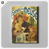 Bières de la Meuse - アルフォンス ミュシャ Canvas.