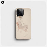 Tuolilla istuva poika - アンダース エクマン Phone Case.