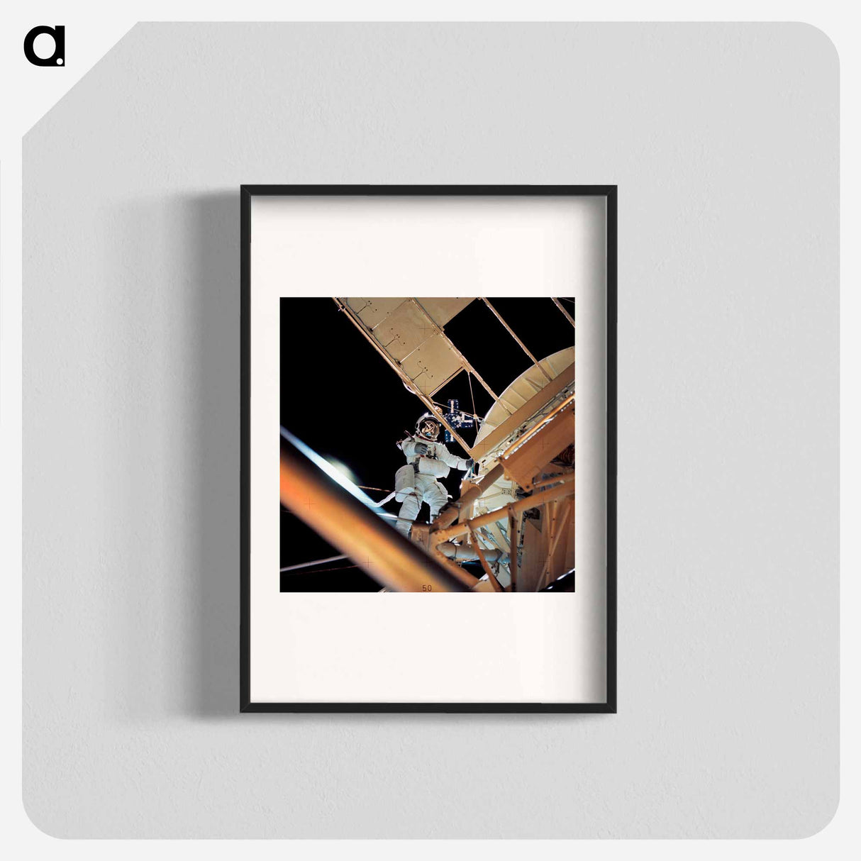 Astronaut Owen K. Garriott, Skylab 3 science pilot - Apollo Moon Landing Poster.