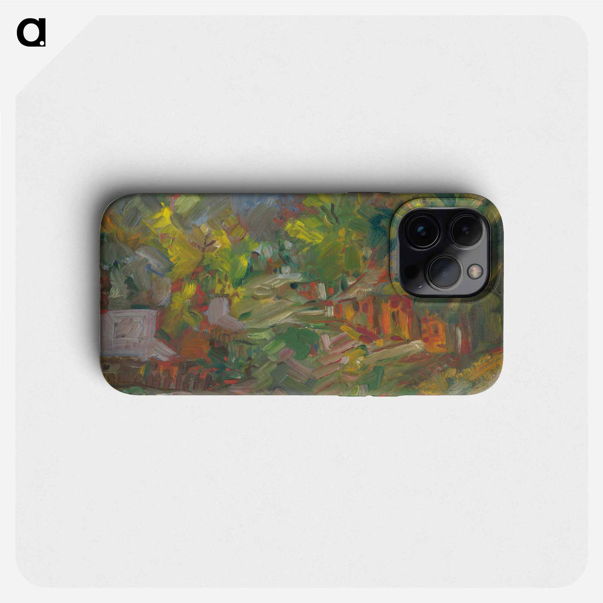 Rainbow over a village - アーノルド ピーター ワイズ クビンチャン Phone Case.