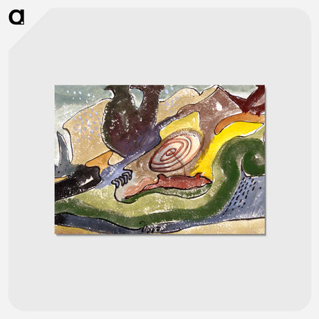 アートポストカード-Beach - アーサー ダヴ Postcard.