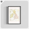 アートポスター-Geography of the British Isles from Ten Different Standpoints
 - 大英図書館 Poster.