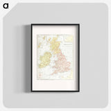 アートポスター-Geography of the British Isles from Ten Different Standpoints
 - 大英図書館 Poster.