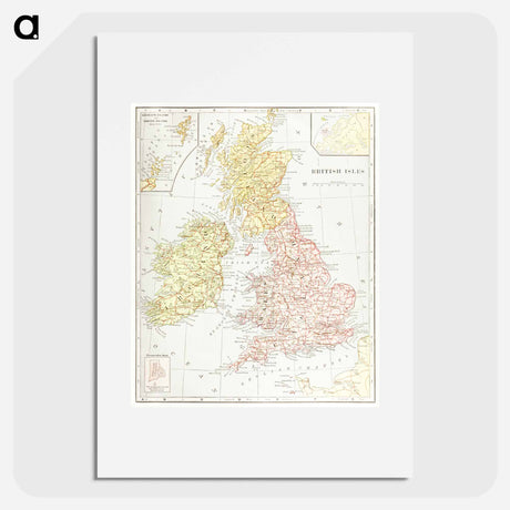 アートポスター-Geography of the British Isles from Ten Different Standpoints
 - 大英図書館 Poster.