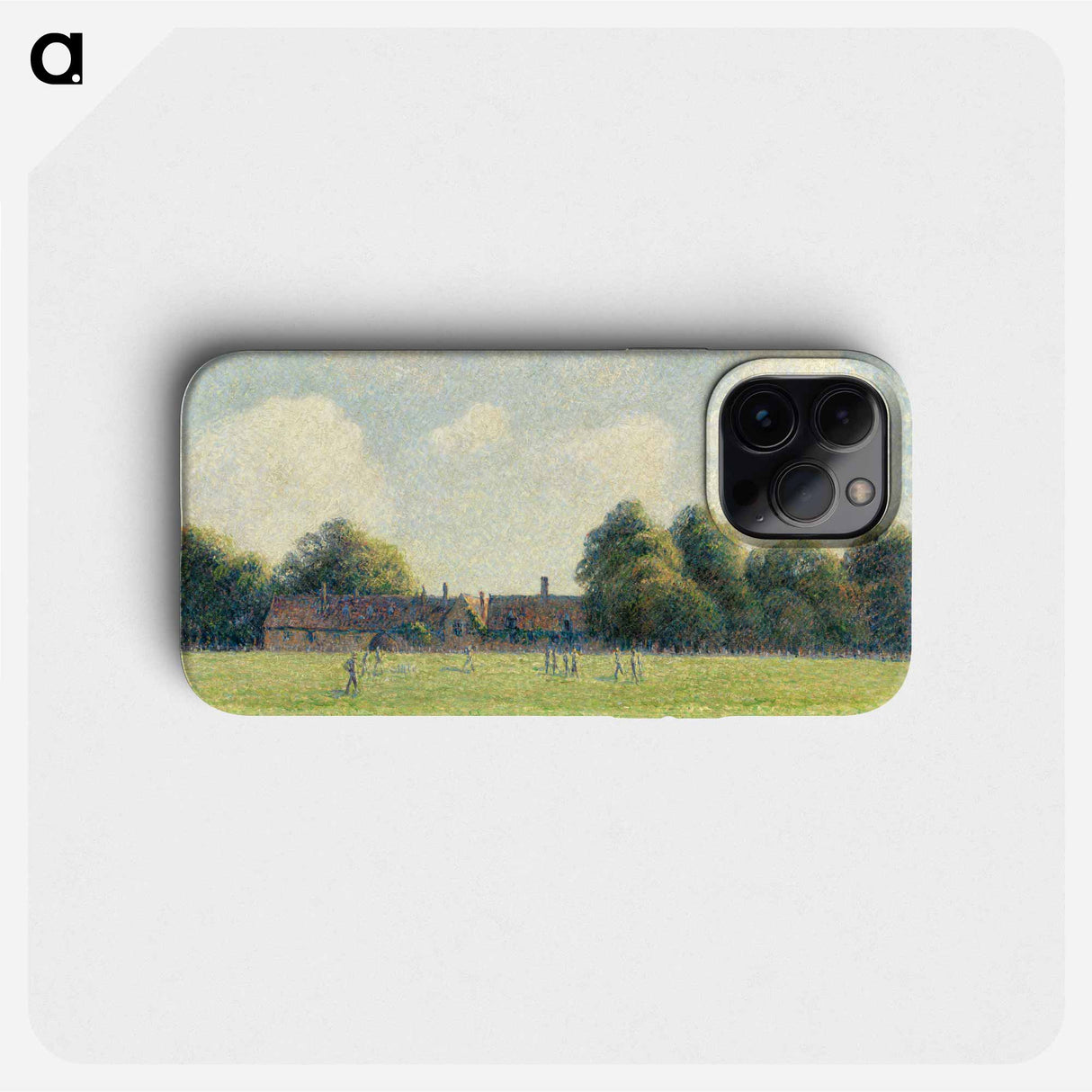 Hampton Court Green - Camille Pissarro Phone Case.