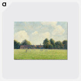 Hampton Court Green - カミーユ ピサロ Postcard.