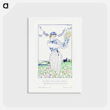 アートポストカード-Summer Dress in Ceylon Veil
 - シャルル マルタン Postcard.