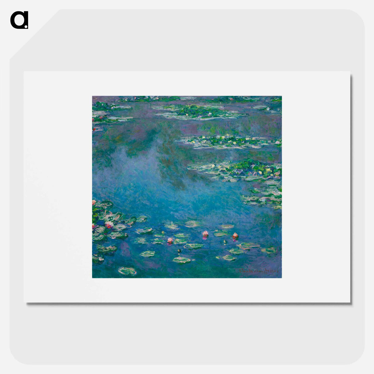 Water Lilies - クロード モネ Poster.