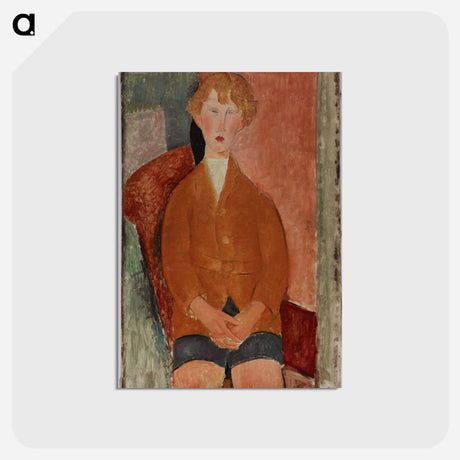 アートポストカード-Boy in Short Pants
 - ダラス美術館 Postcard.