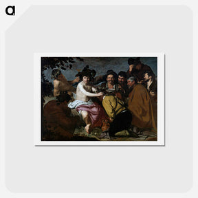 アートポストカード-Triumph of Bacchus - ディエゴ ベラスケス Postcard.