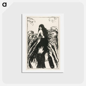 アートポストカード-The Hands - エドヴァルド ムンク Postcard.
