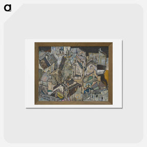 アートポストカード-Mödling II - エゴン シーレ Postcard.