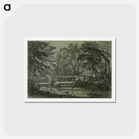 アートポストカード-The Fisherboy - フランソワ ブーシェ Postcard.