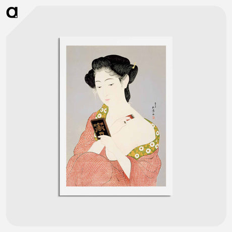 アートポストカード-Woman at Toilette
 - 橋口 五葉 Postcard.