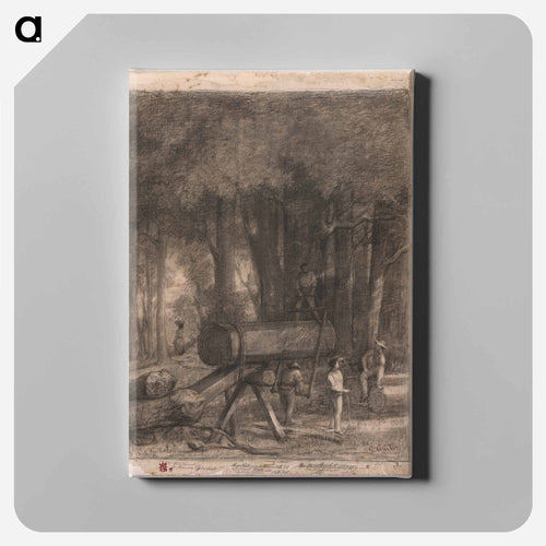 ブラウン - ギュスターヴ クールベ Canvas.