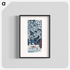 アートポスター-Cedar Tree-Lined Road at Nikkō - 高橋 宏明 Poster.