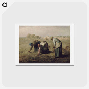 アートポストカード-The Gleaners - ジャン フランソワ ミレー Postcard.