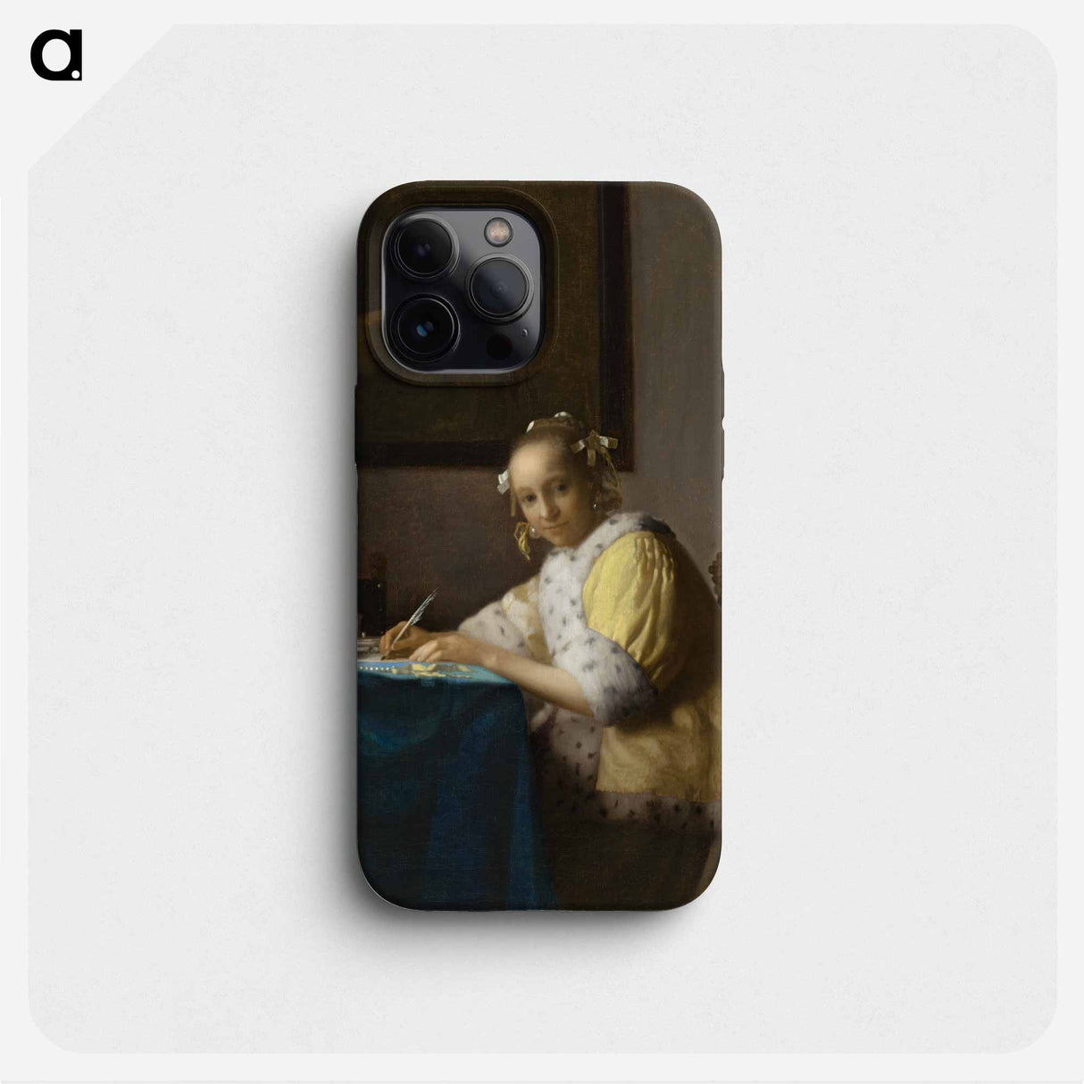 A Lady Writing a Letter - Johannes Vermeer Phone Case.