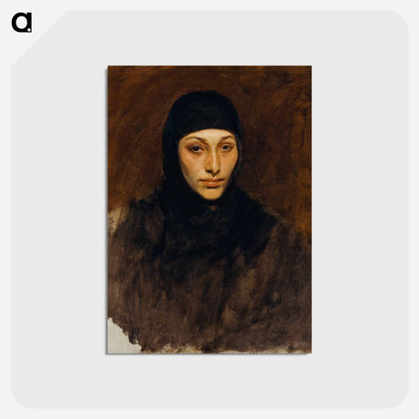 アートポストカード-Egyptian Woman - ジョン シンガー サージェント Postcard.