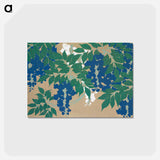 アートポストカード-Wisteria from Momoyogusa–Flowers of a Hundred Generations - 神坂 雪佳 Postcard.