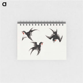 アートメモ帳-Katsushika Hokusai's birds - 葛飾 北斎 Memo.