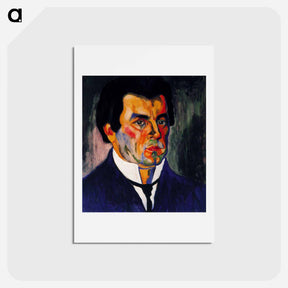 アートポストカード-Self Portrait - カジミール マレーヴィチ Postcard.