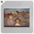 アートパネル-Road in Aasgaardstrand
 - バーゼル美術館 Canvas.