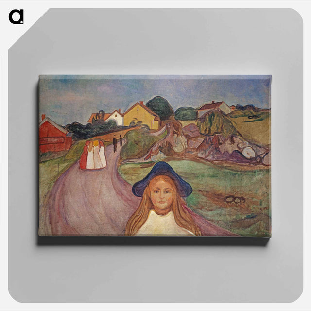アートパネル-Road in Aasgaardstrand
 - バーゼル美術館 Canvas.