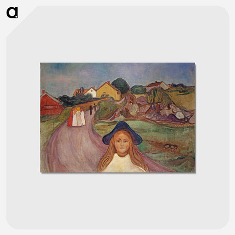 アートポストカード-Road in Aasgaardstrand
 - バーゼル美術館 Postcard.