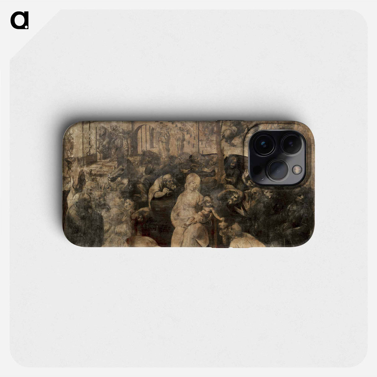 Adoration of the Magi - Leonardo da Vinci Phone Case.