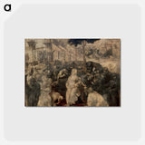 Adoration of the Magi - レオナルド ダ ヴィンチ Postcard.