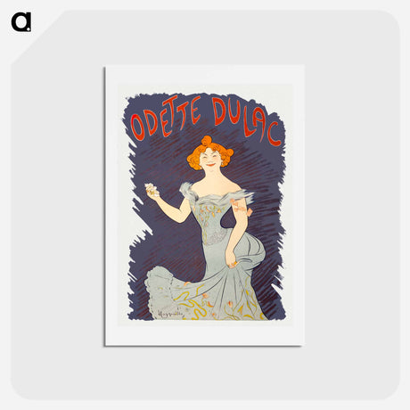 アートポストカード-Odette Dulac - レオネット カピエッロ Postcard.