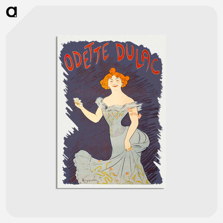 アートポストカード-Odette Dulac - レオネット カピエッロ Postcard.