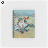Children Playing on the Beach - メアリー カサット Memo.