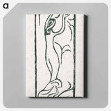 アートパネル-A naked woman illustration for a poetry collection by Paul Verlaine - モーリス ドニ Canvas.