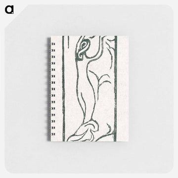 A naked woman illustration for a poetry collection by Paul Verlaine - モーリス ドニ Memo.