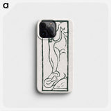 A naked woman illustration for a poetry collection by Paul Verlaine - Maurice Denis Phone Case.