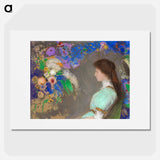 Violette Heymann - Odilon Redon Poster.