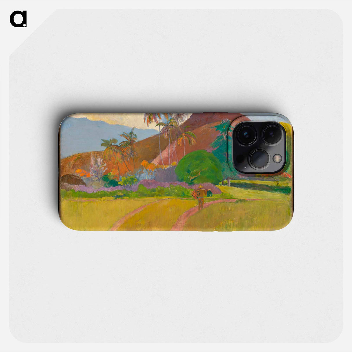 Tahitian Landscape - Paul Gauguin Phone Case.