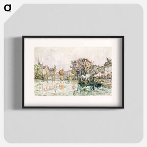 アートポスター-The Pont Neuf, Paris - ポール シニャック Poster.