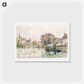 アートポストカード-The Pont Neuf, Paris - ポール シニャック Postcard.