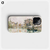 The Pont Neuf, Paris - Paul Signac Phone Case.