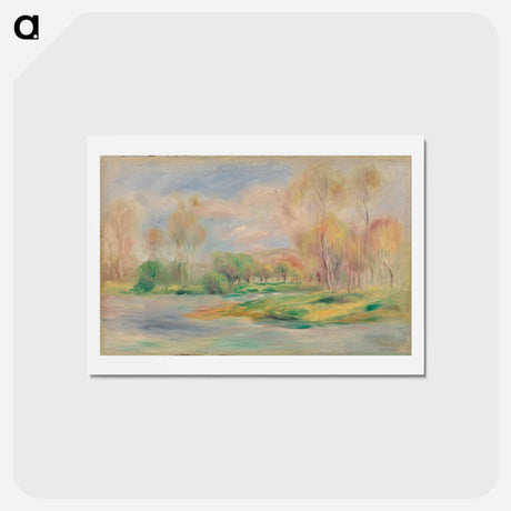 アートポストカード-Landscape - ピエール オーギュスト ルノワール Postcard.