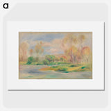 Landscape - Pierre Auguste Renoir Poster.