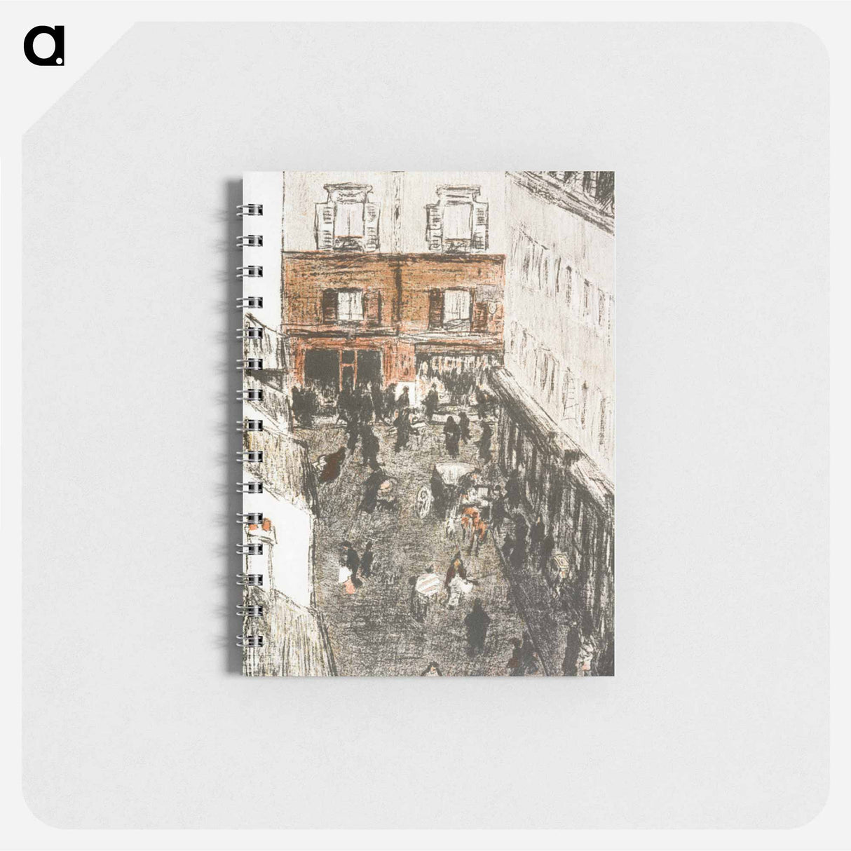 アートメモ帳-Street Corner Seen From Above
 - ピエール ボナール Memo.