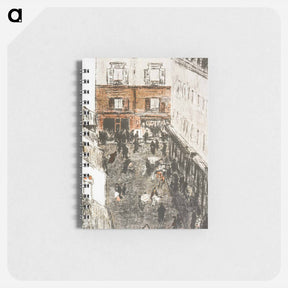 アートメモ帳-Street Corner Seen From Above
 - ピエール ボナール Memo.