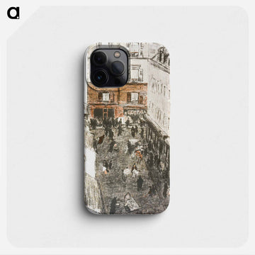 Street Corner Seen From Above
 - ピエール ボナール Phone Case.