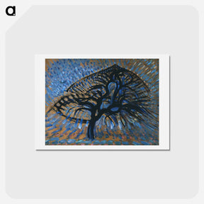 アートポストカード-Apple Tree, Pointillist Version - ピエト モンドリアン Postcard.